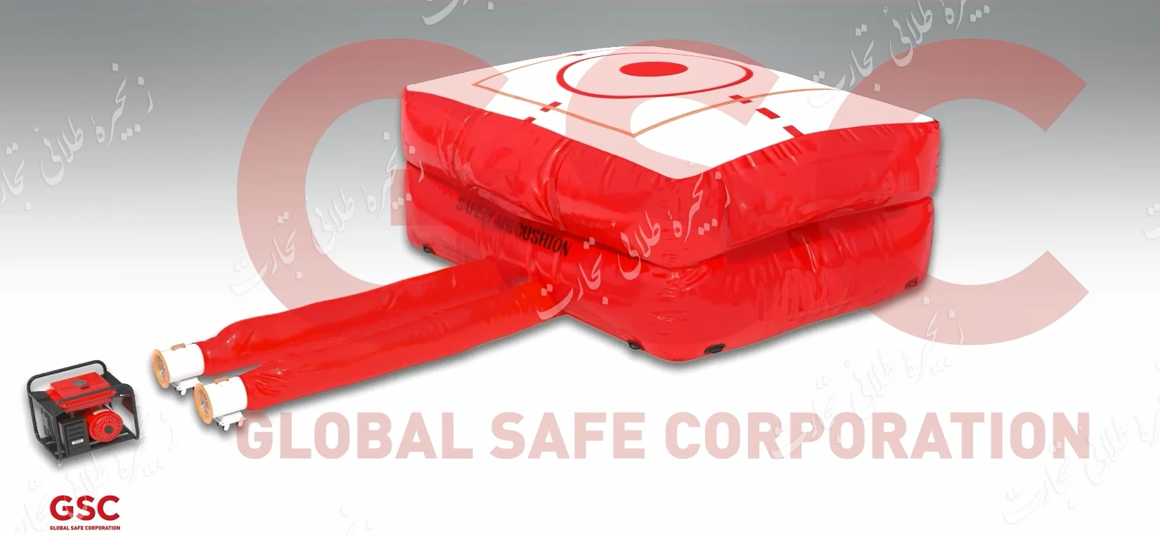 تشک های نجات مدل Fan Type ( مربع و مستطیل) ، GSC